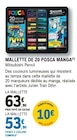 Mallette de 20 posca manga - Mitsubishi Pencil en promo chez E.Leclerc Saint-Nazaire à 53,90 €