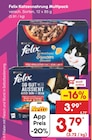 Aktuelle Felix Katzenfutter Angebote bei Netto Marken-Discount in Stuttgart Aktuelles Katzennahrung Multipack Angebot bei Netto Marken-Discount in Stuttgart ab 3,79 €