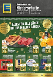 Aktueller EDEKA Supermarkt Prospekt in Verl und Umgebung, "Aktuelle Angebote" mit 28 Seiten, 16.12.2024 - 24.12.2024