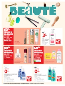 Catalogue Auchan Hypermarché de la semaine 25, "BEAUTÉ", page 2, 16/06/2026 - 28/06/2026 Prospectus Auchan Hypermarché en cours, "BEAUTÉ", page 2 sur 44