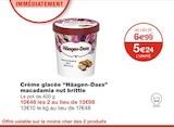Crème glacée macadamia nut brittle - Häagen-Dazs dans le catalogue Monoprix