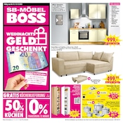 Aktueller SB Möbel Boss Prospekt mit Couch, "WEIHNACHTSGELD GESCHENKT", Seite 1