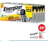 Lot de 24 piles power - ENERGIZER en promo chez Hyper U Sarcelles à 8,39 €