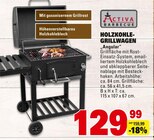 Holzkohle-Grillwagen „Angular“ Angebote von Activa Barbecue bei E center Darmstadt für 129,99 €