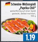 Schweine-Wellenspieß Paprika-Chili im Angebot bei EDEKA in Gießen Schweine-Wellenspieß Paprika-Chili Angebote bei EDEKA Gießen für 1,19 €