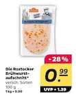 Brühwurstaufschnitt von Die Rostocker im aktuellen Netto mit dem Scottie Prospekt für 0,99 €