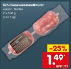 Schinkenzwiebelmettwurst im Netto Marken-Discount Prospekt Schinkenzwiebelmettwurst von im aktuellen Netto Marken-Discount Prospekt für 1,49 €