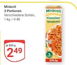 3 Portionen im Angebot bei GLOBUS in Rodgau 3 Portionen Angebote von Mirácoli bei GLOBUS Rodgau für 2,49 €