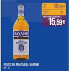 Pastis de Marseille - Bayanis - Supermarchés Match à Nancy Pastis de Marseille - Bayanis en promo chez Supermarchés Match Nancy à 15,59 €