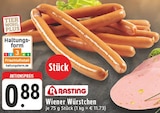 Wiener Würstchen im Angebot bei E center in Duisburg Wiener Würstchen Angebote von Rasting bei E center Duisburg für 0,88 €