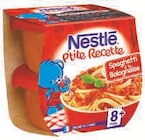 Repas des 8 mois p'tite recette - NESTLE en promo chez Super U Repas des 8 mois p'tite recette - NESTLE dans le catalogue Super U