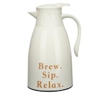 Pichet isotherme plastique et verre 1L (2 modèles noir ou blanc) - Gifi à Villeurbanne Pichet isotherme plastique et verre 1L (2 modèles noir ou blanc) en promo chez Gifi Villeurbanne à 3,49 €