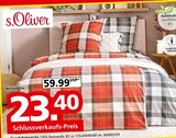 Bettwäsche von s.Oliver im aktuellen Segmüller Prospekt für 23,40 €