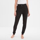 Bas de pyjama noir femme - La Halle à Montpellier Bas de pyjama noir femme en promo chez La Halle Montpellier à 12,59 €