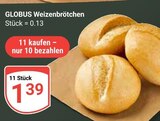 Weizenbrötchen bei GLOBUS im Kaiserslautern Prospekt für 1,39 €