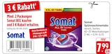 Spülmaschinentabs XXL 63 Tabs im Angebot bei EDEKA in Maintal Spülmaschinentabs XXL 63 Tabs Angebote von Somat bei EDEKA Maintal für 6,49 €