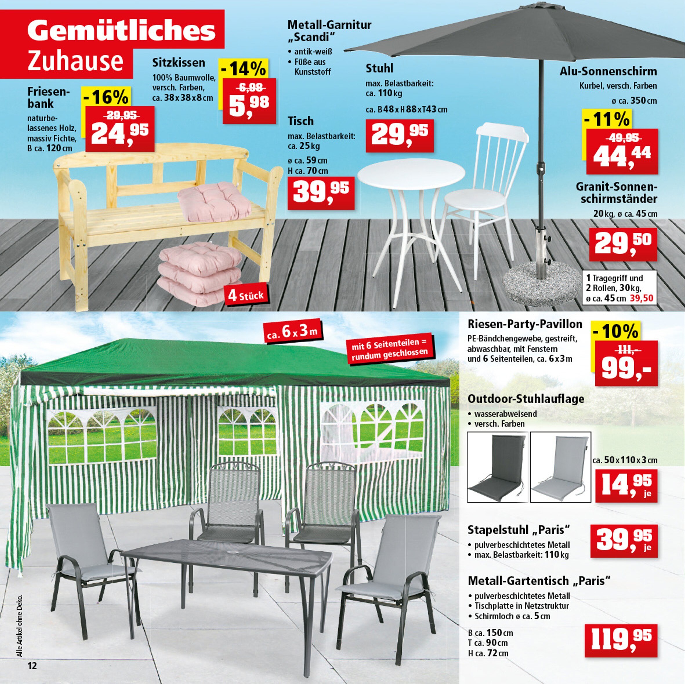 ALDI Nord Gartenbank Angebot ᐅ Finde den Preis im aktuellen Prospekt
