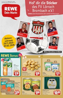 Bier im REWE Prospekt "Dein Markt" mit 35 Seiten (Lörrach)