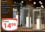 Laterne Angebote bei GLOBUS Rodgau für 14,99 €