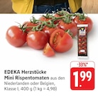 Herzstücke Mini Rispentomaten Angebote von EDEKA bei EDEKA Offenburg für 1,99 €