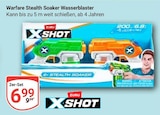 X-Shot Warfare Stealth Soaker Wasserblaster Angebote von Zuru bei GLOBUS Oberhausen für 6,99 €