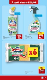 Promos Spray Nettoyant dans le catalogue "PROPRETÉ ILLIMITÉE JUSQU'À -68% SUR LE 2ème" de Aldi à la page 25