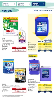 Waschmittel im METRO Prospekt "Wochenangebote" mit 52 Seiten (Mönchengladbach)