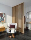 Panneau claustra MDF(m) revêtu papier imprimé chêne l.63 x L.280 cm en promo chez Castorama Rouen à 84,90 €