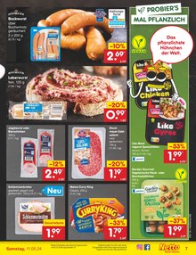 Fleisch im Netto Marken-Discount Prospekt "Aktuelle Angebote" mit 55 Seiten (Hildesheim)