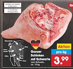 Ganzer Schinken mit Schwarte Angebote bei Netto Marken-Discount Dülmen für 3,99 €