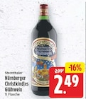 Nürnberger Christkindles Glühwein von Sternthaler für 2,49 € bei E center im Angebot Nürnberger Christkindles Glühwein von Sternthaler im aktuellen E center Prospekt