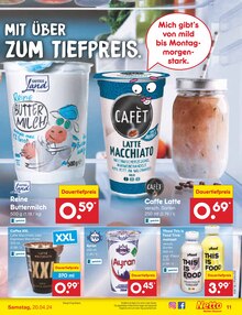 Milch im Netto Marken-Discount Prospekt "Aktuelle Angebote" mit 49 Seiten (Regensburg)