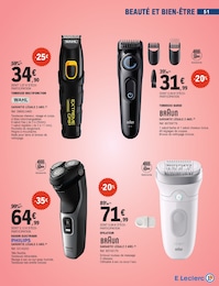 Offre Braun dans le catalogue E.Leclerc du moment à la page 51