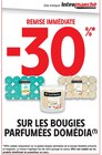 Promo -30% remise immédiate sur les bougies PARFUMÉES DOMÉDIA à  dans le catalogue Intermarché Hyper à Dolus-d'Oléron