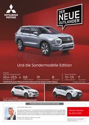 Aktueller Mitsubishi Werkstatt & Auto Prospekt in Geroldshausen und Umgebung, "Mitsubishi Angebote" mit 8 Seiten, 22.03.2025 - 19.04.2025