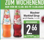 Sirup im EDEKA Prospekt Sirup von Mautner Markhof im aktuellen EDEKA Prospekt für 2,66 €