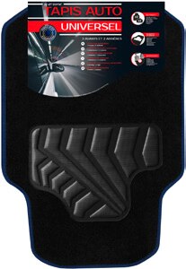 Jeu de 4 tapis moquette standard - Carrefour à Boulogne-Billancourt Jeu de 4 tapis moquette standard en promo chez Carrefour Boulogne-Billancourt à 9,90 €