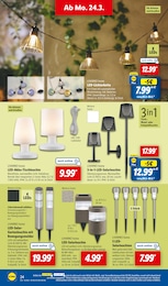 Solarlampe Angebot im aktuellen Lidl Prospekt auf Seite 32