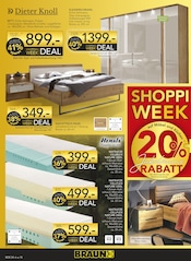 Aktueller BRAUN Möbel-Center Prospekt mit Matratze, "BRAUN SHOPPING WEEK", Seite 18