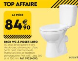 Promo PACK WC À POSER MITO à 84,90 € dans le catalogue Tout Faire à Bonneguête