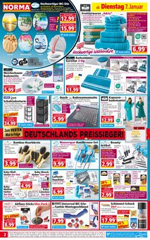 Norma Prospekt der Woche "Mehr fürs Geld" Seite 2, 06.01.2025 bis 11.01.2025 für Würzburg Aktueller Norma Prospekt "Mehr fürs Geld" Seite 2 von 18 Seiten für Würzburg