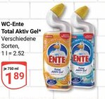 WC-Ente Total Aktiv Gel Angebote bei GLOBUS Neunkirchen für 1,89 €