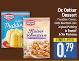 Paradies-Creme, Süße Mahlzeit oder Original Pudding im EDEKA Prospekt Paradies-Creme, Süße Mahlzeit oder Original Pudding von Dr. Oetker im aktuellen EDEKA Prospekt für 0,79 €