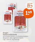 Salamiaufschnitt von Sorger im aktuellen tegut Prospekt für 1,49 €