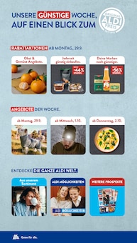 Aktueller ALDI SÜD Prospekt "Gutes für Alle." Seite 2 von 42 Seiten