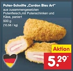 Aktuelles Puten-Schnitte 'Cordon Bleu Art' Angebot bei Netto Marken-Discount in Augsburg ab 5,29 €