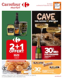 Catalogue Carrefour Market de la semaine 48, "CAVE : VINS, ALCOOLS ET SPIRITUEUX", page 1, 02/12/2025 - 14/12/2025 Prospectus Carrefour Market en cours, "CAVE : VINS, ALCOOLS ET SPIRITUEUX", page 1 sur 22