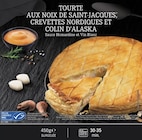 Tourte aux noix de Saint-Jacques, crevettes nordiques et colin d'Alaska dans le catalogue Lidl