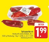 Spitzpaprika rot bei EDEKA im Thalheim Prospekt für 1,99 €
