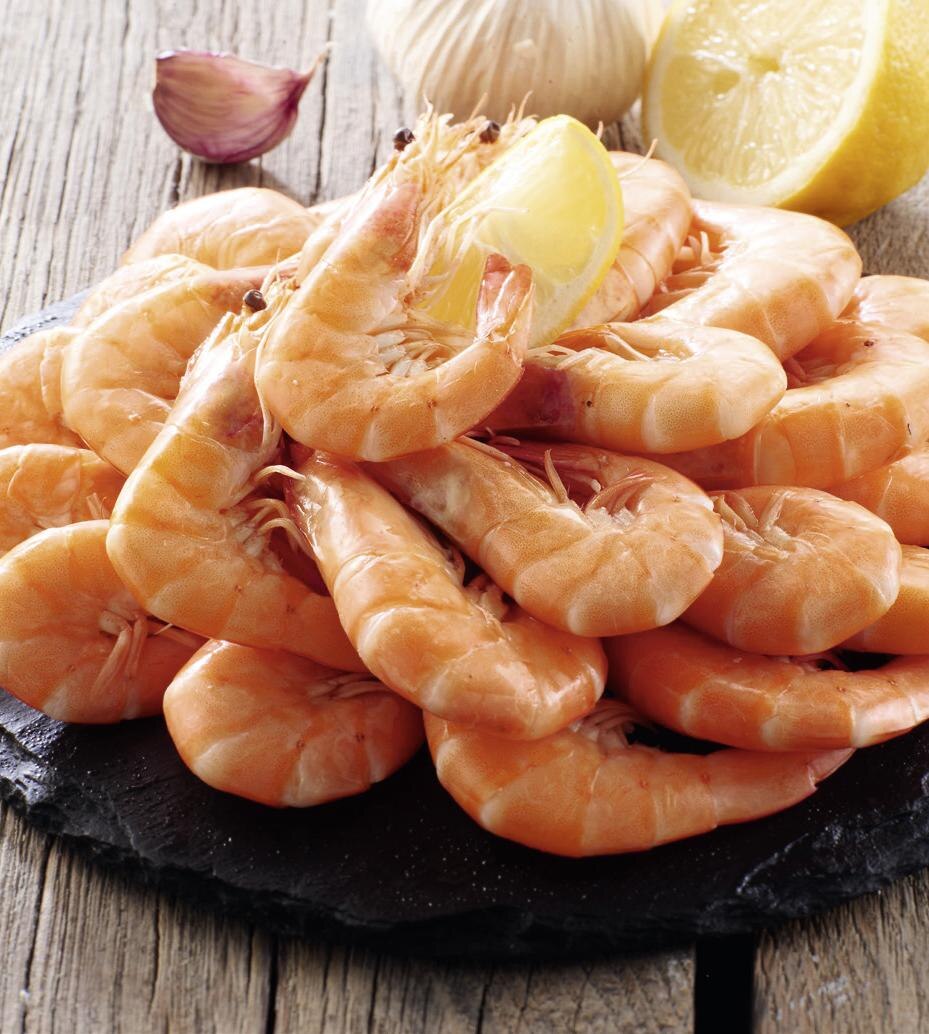 Crevettes cuites